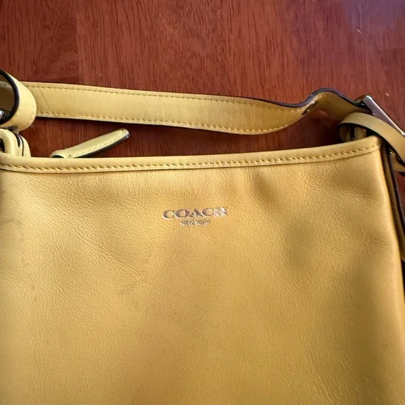 Coach Legacy Mini Duffle Crossbody Bag in Lemon Yellow - Picture 9 of 10
